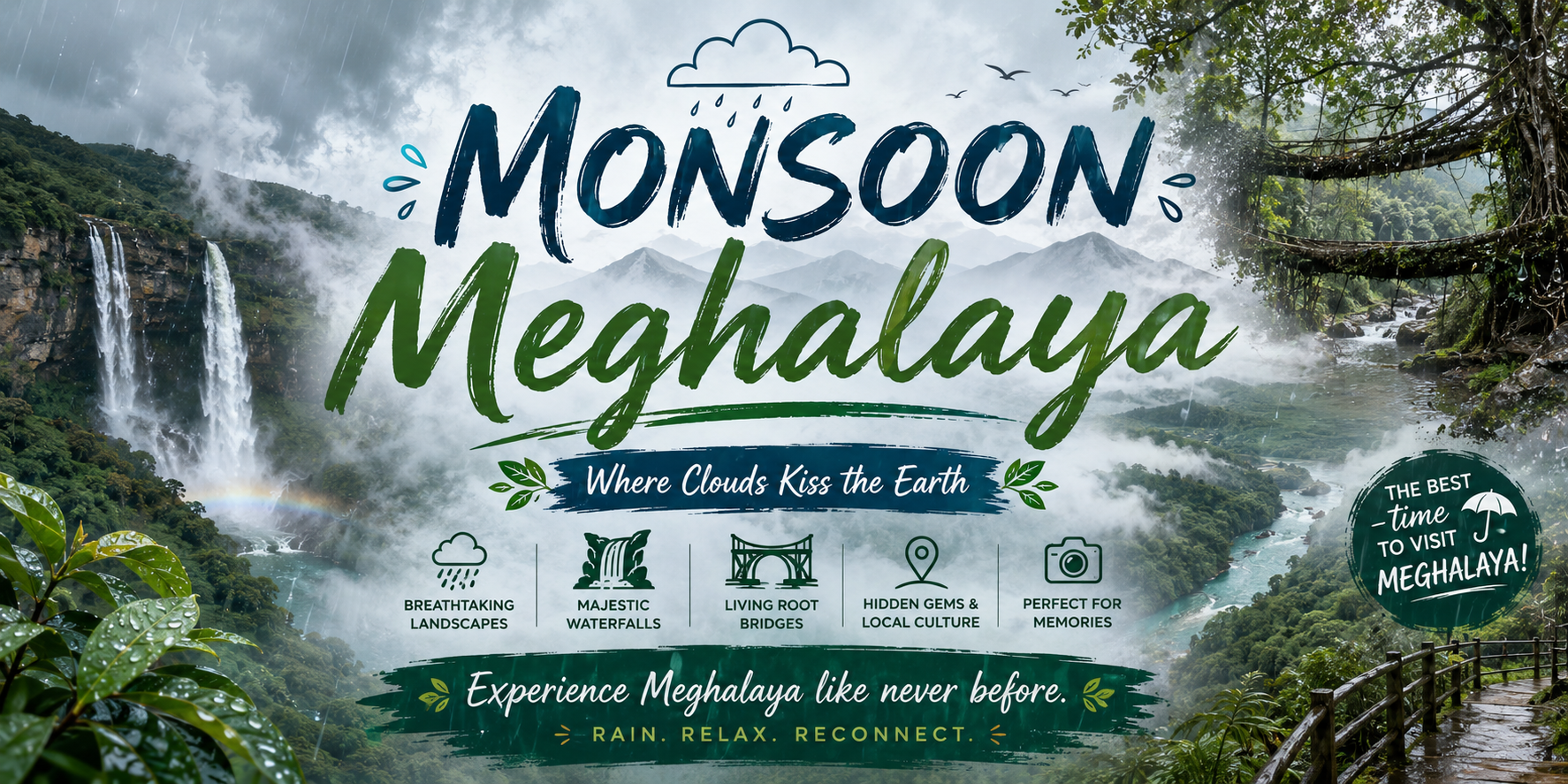 9N10D Arunachal and Meghalaya with Kaziranga Tour