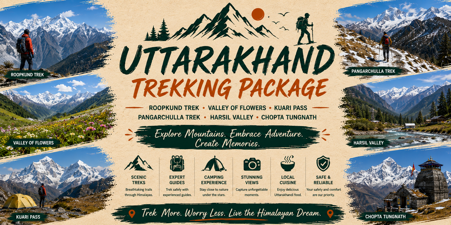 5N6D Kedarnath - Badrinath
